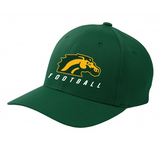 Montville Broncos Football Embroidered Flex Fit Hat